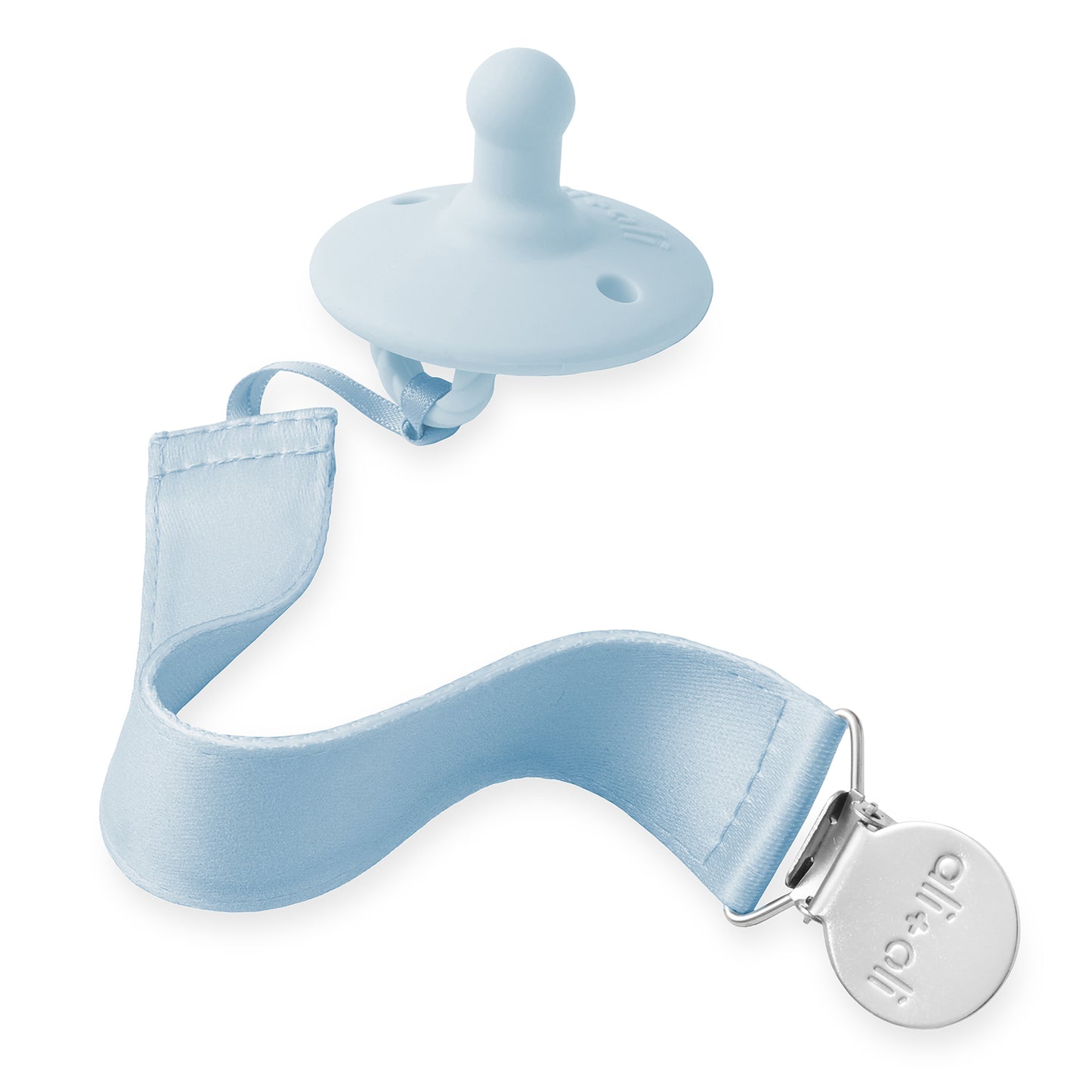 Ali+Oli Pacifier Set Round (Iron & Sky)
