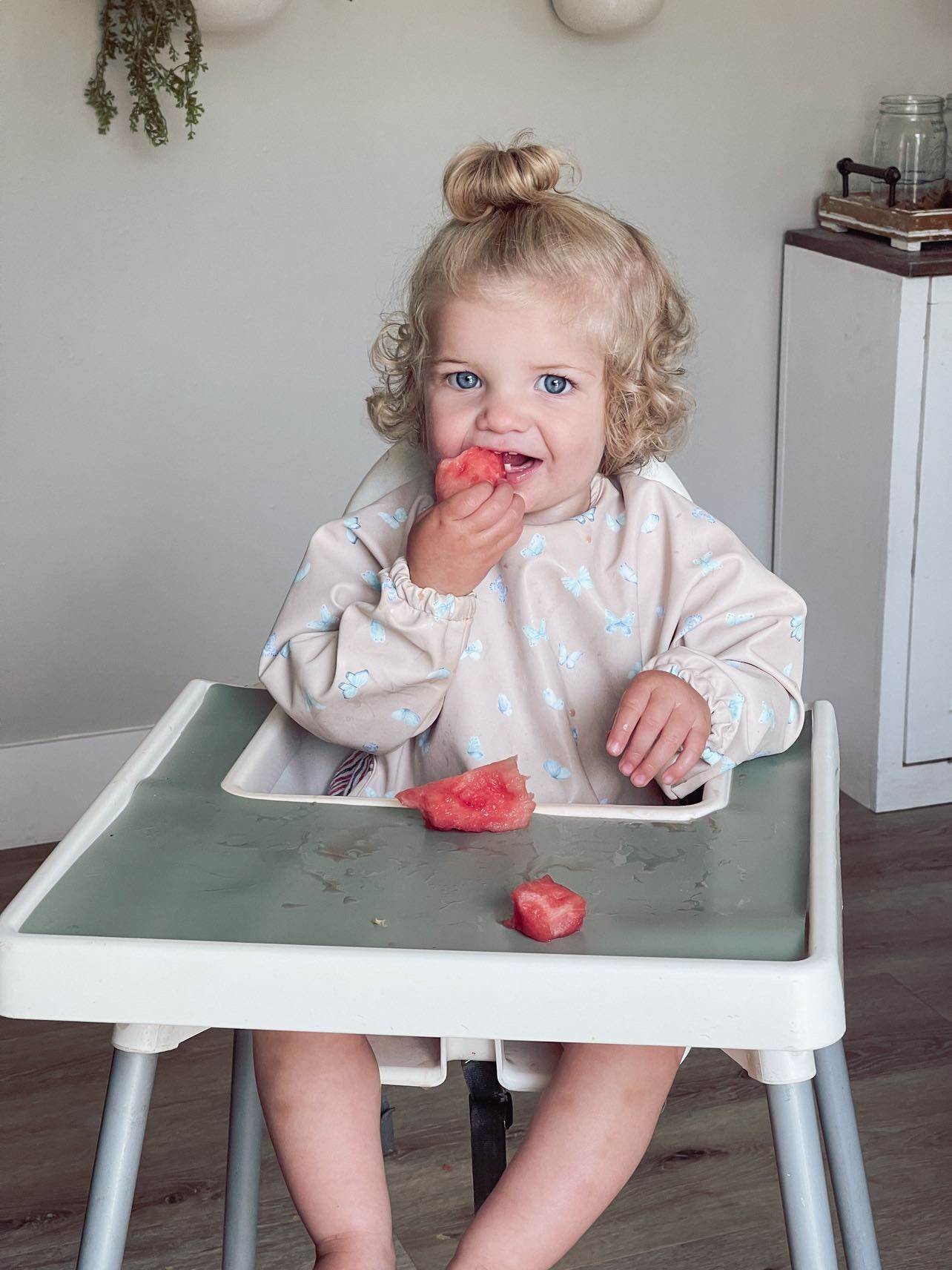 Ali+Oli Babero para bede de Silicona Cobre