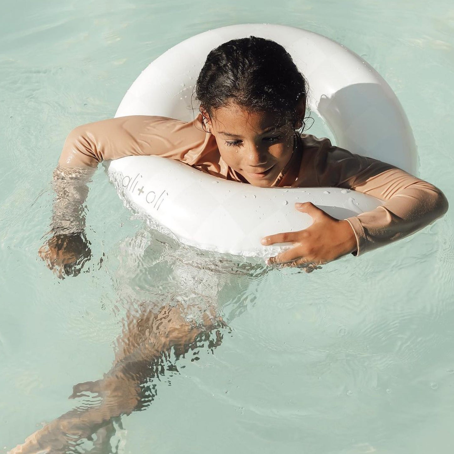 Ali+Oli Junior Swim Ring Pool Float (Checkers)