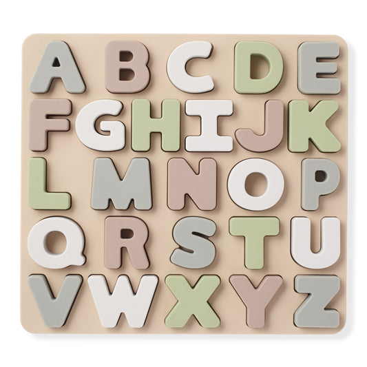 ABC puzzle in silicone