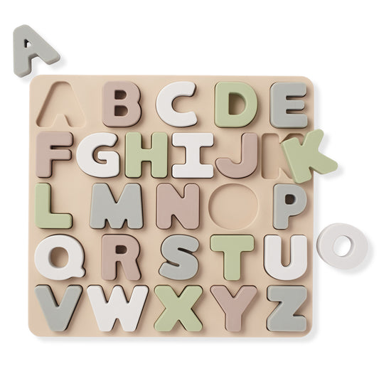 ABC letter on a board