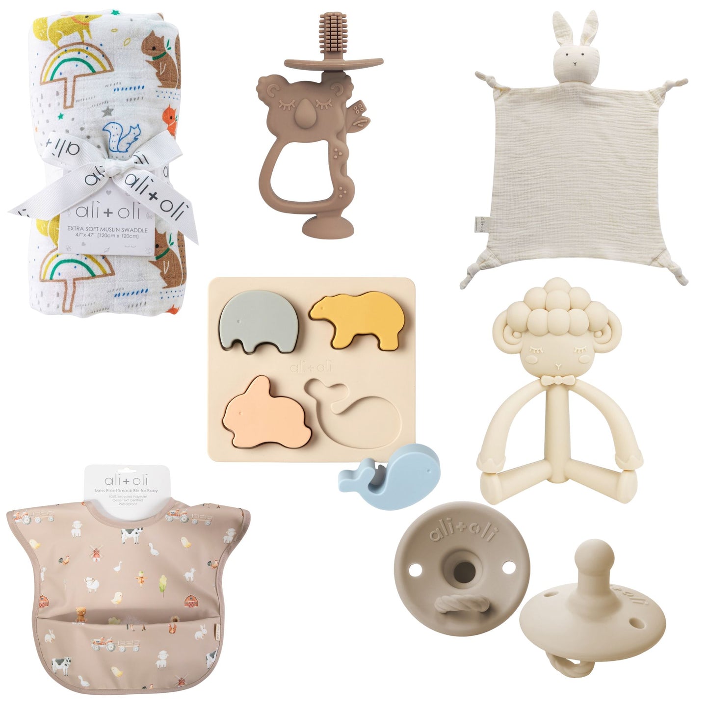 Ali+Oli Baby Gift Box - Farm Animals