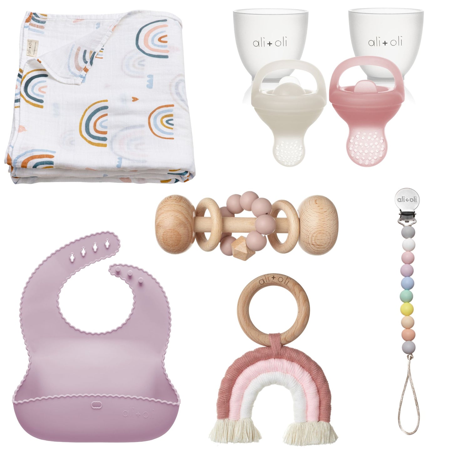 Ali+Oli Baby Gift Box - Rainbow