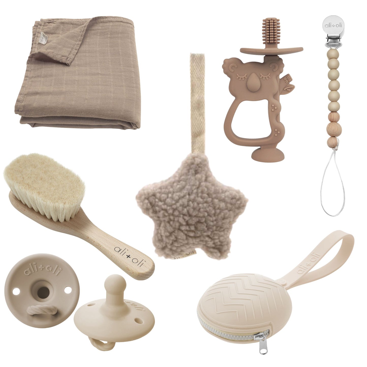 Ali+Oli Baby Gift Box - Tan Tones