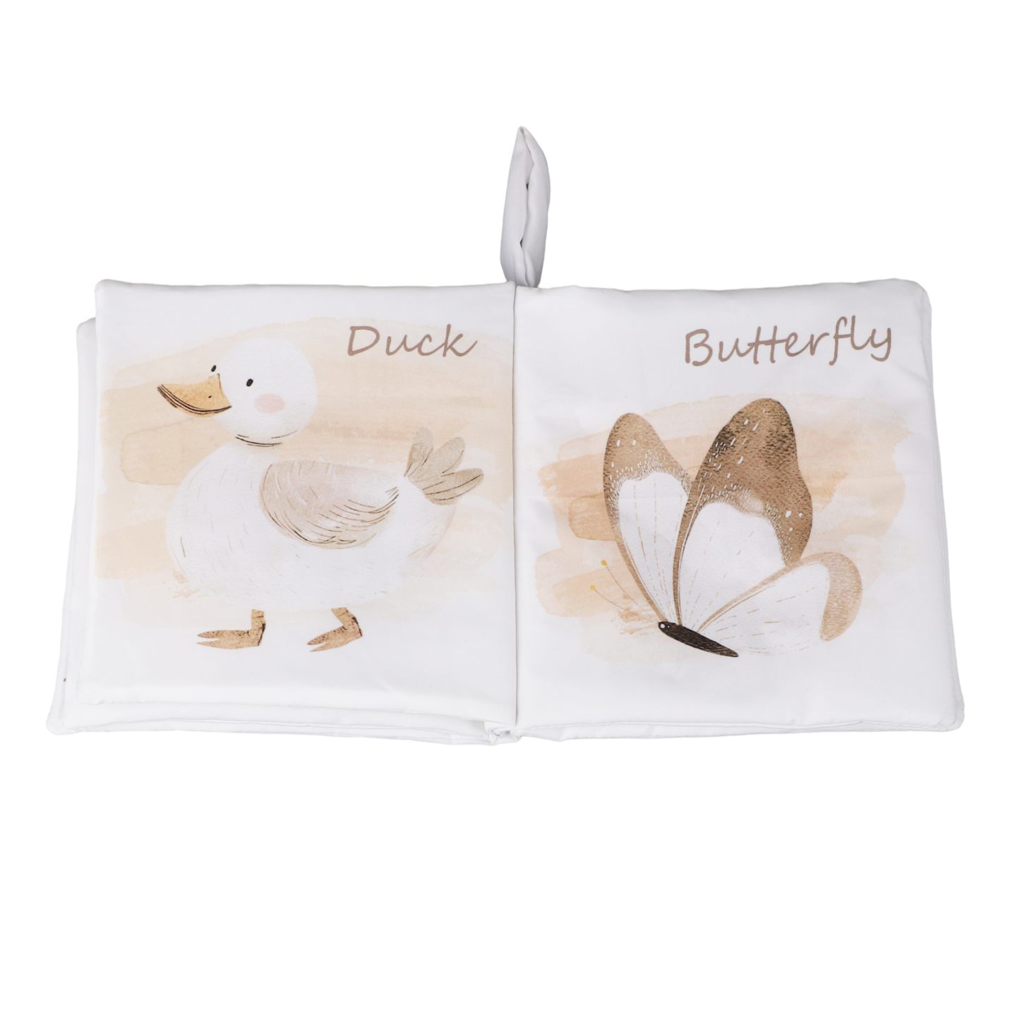 Ali+Oli Baby Cloth Crinkle Book – Baby Bear & Friends