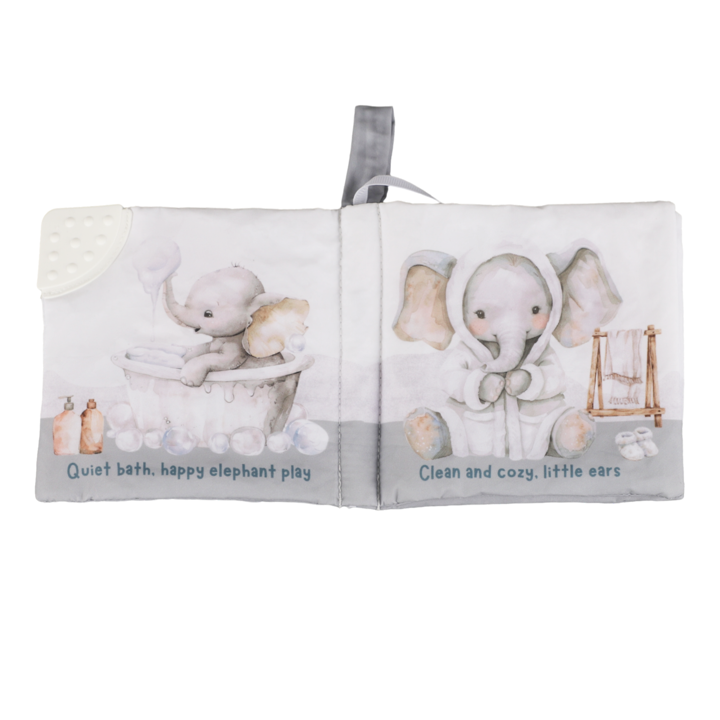 Ali+Oli Baby Cloth Crinkle Book – Bubble Bath