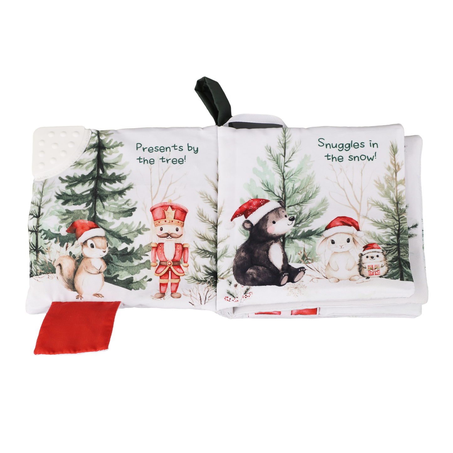 Ali+Oli Baby Cloth Crinkle Book – Christmas Friends