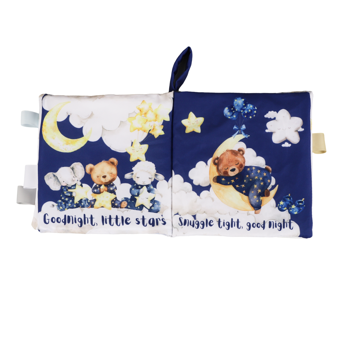 Ali+Oli Baby Cloth Crinkle Book – Good Night
