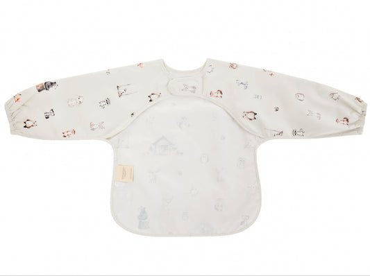 Ali+Oli Smock Bib for Baby & Toddler Long Sleeve (Woodlands)