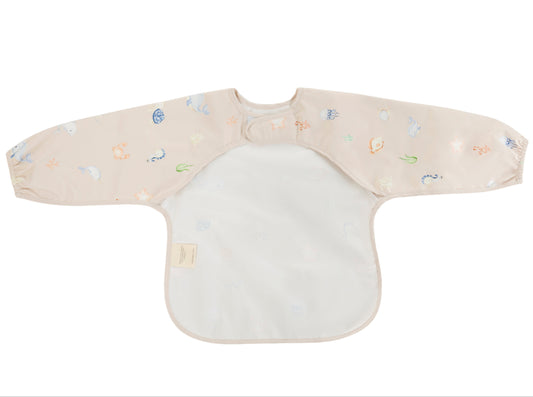 Ali+Oli Smock Bib for Baby & Toddler Long Sleeve (Undersea)