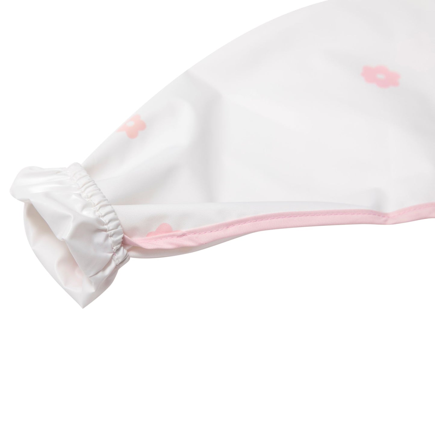 Ali+Oli Smock Bib for Baby & Toddler Long Sleeve (Pink Flowers)