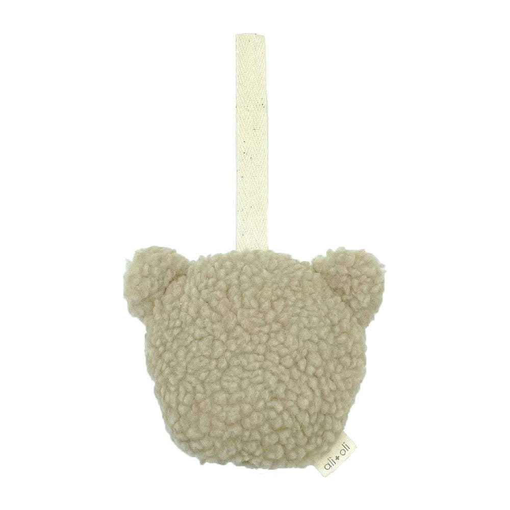 Ali+Oli Plush Moon Pacifier Holder (Bear)