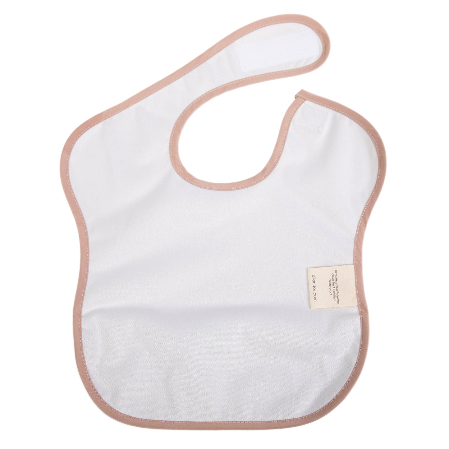 Ali+Oli Smock Bib for Baby & Toddler (2-pc) Long & Short Sleeve Set (Butterfly-Blush)