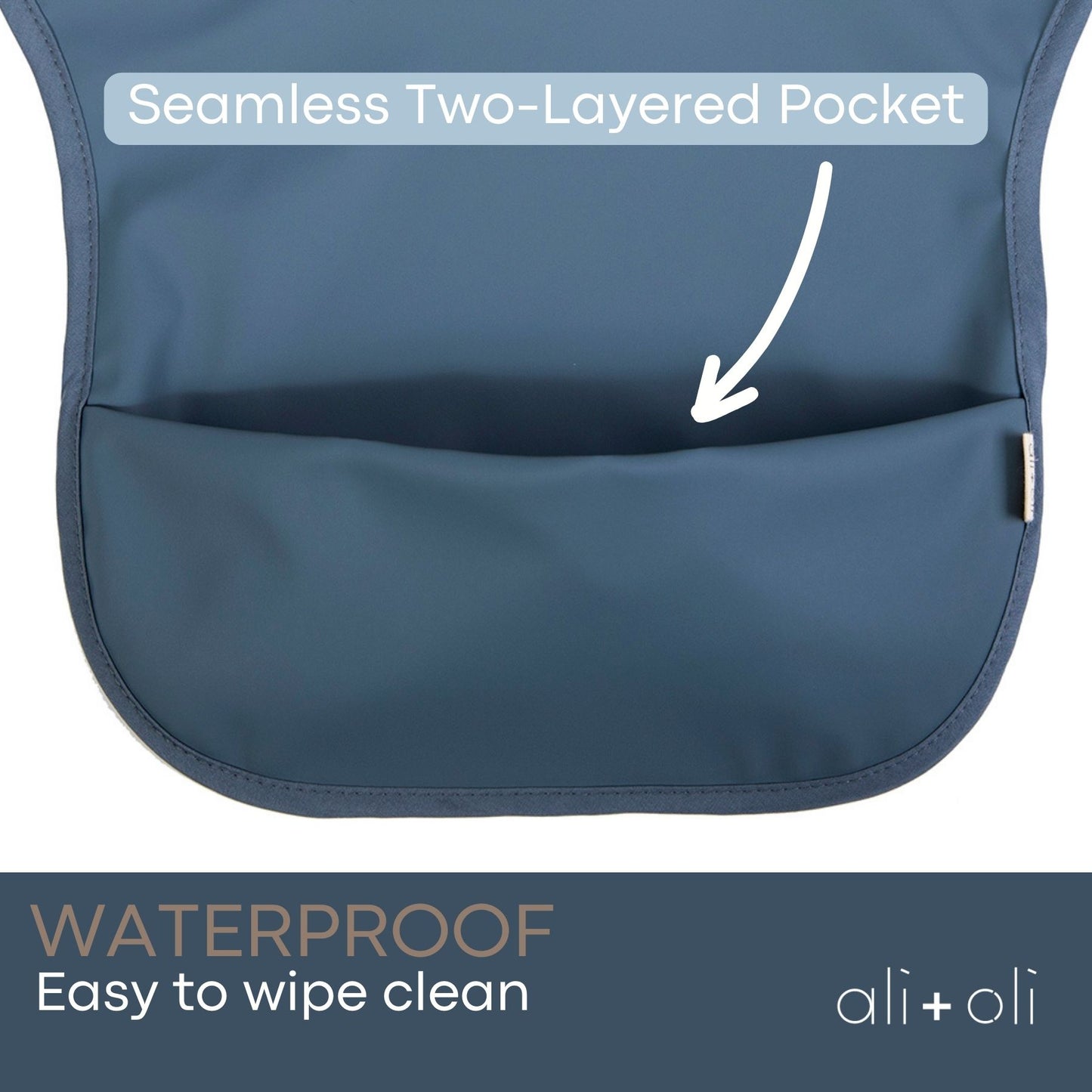 Ali+Oli Smock Bib for Baby & Toddler (2-pc) Short Sleeve Set (Cars-Midnight)