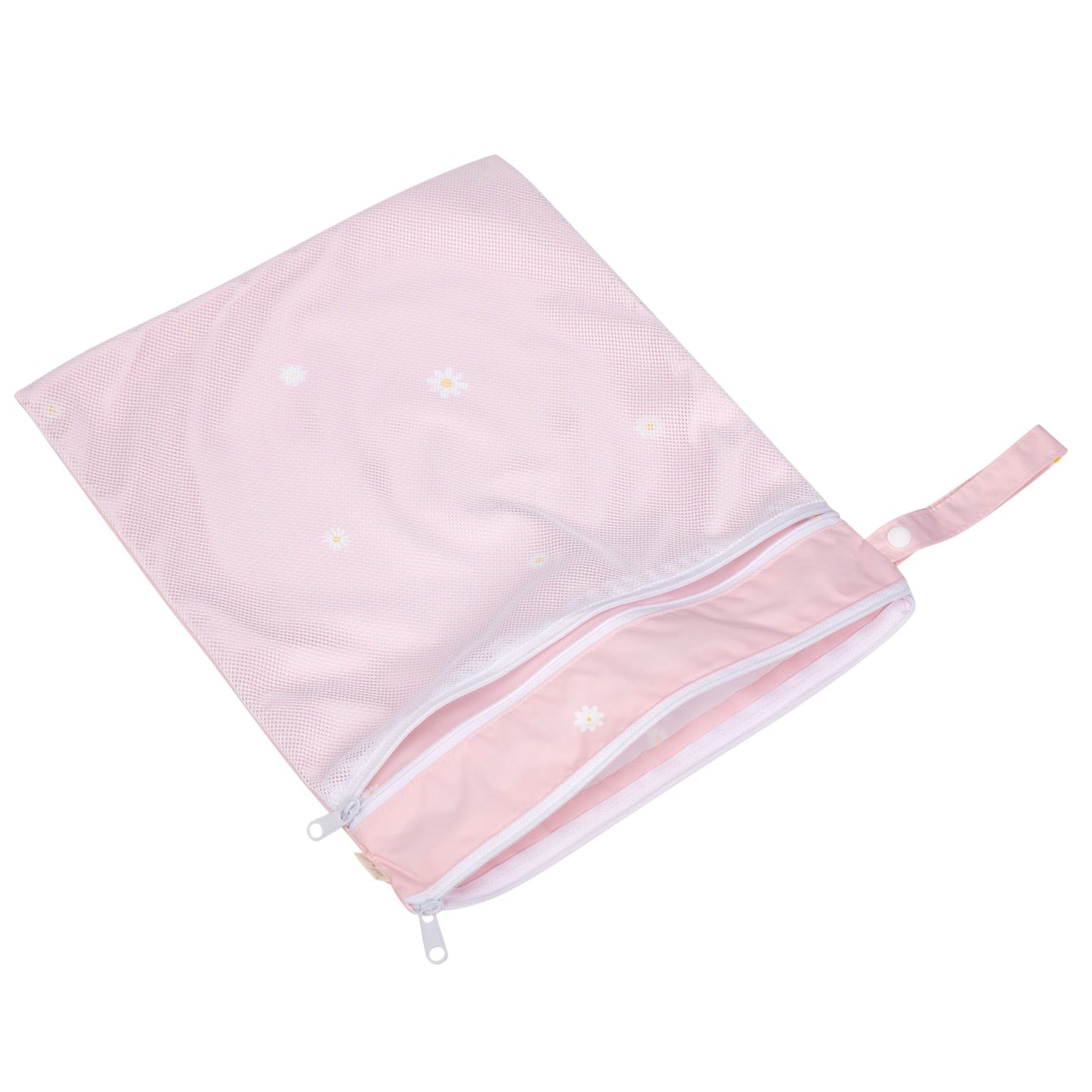Ali+Oli Dual-Compartment Wet-Dry Bag (Blush Daisy)