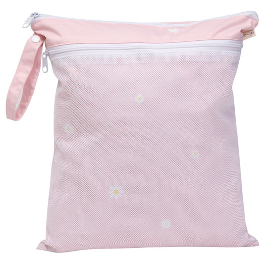 Ali+Oli Dual-Compartment Wet-Dry Bag (Blush Daisy)