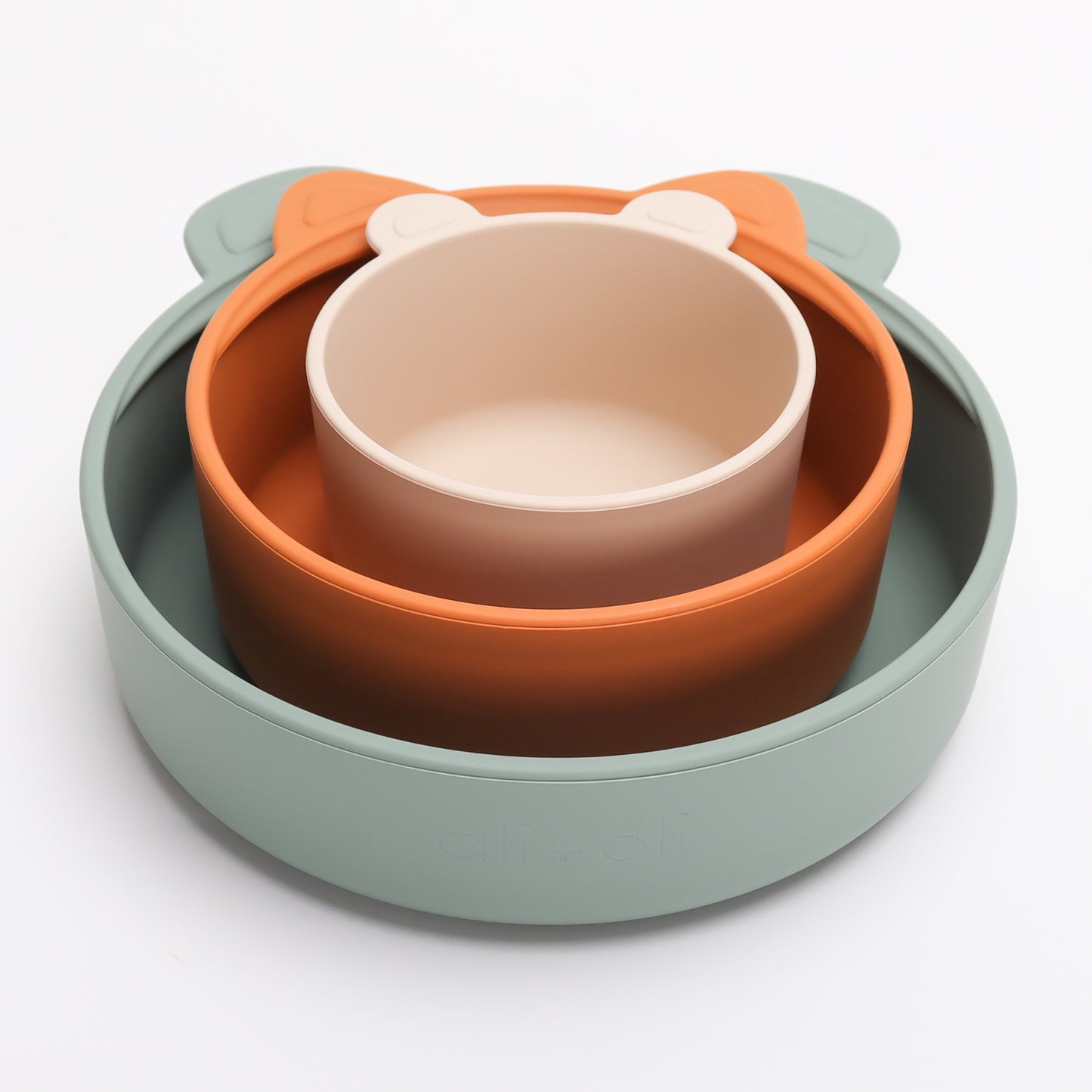 Ali+Oli (3pc) Stackable Snack Bowl Set (Citrus Splash)