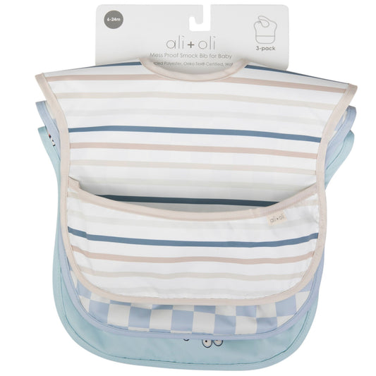 Ali+Oli (3-pc) Sleeveless Bib Set for Baby & Toddler (Boys)