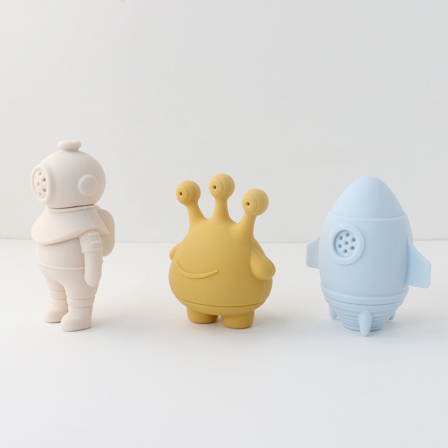 Space Mold Free Bath Toys Play Set of 3