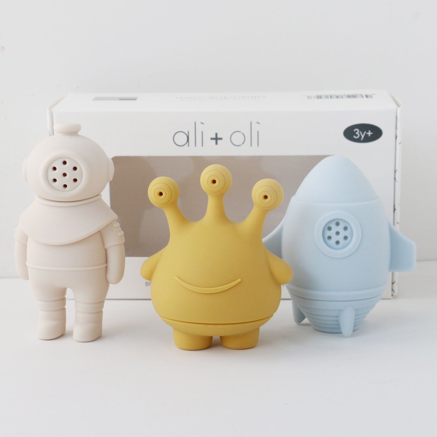 Space Mold Free Bath Toys Play Set of 3