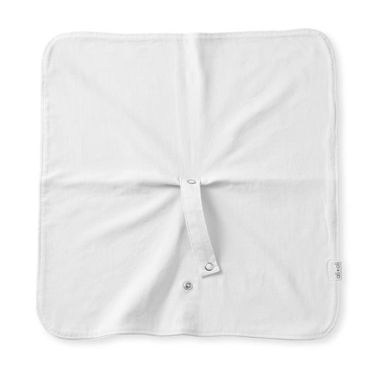 Ali+Oli Lovey Blanket Pacifier Holder (White)
