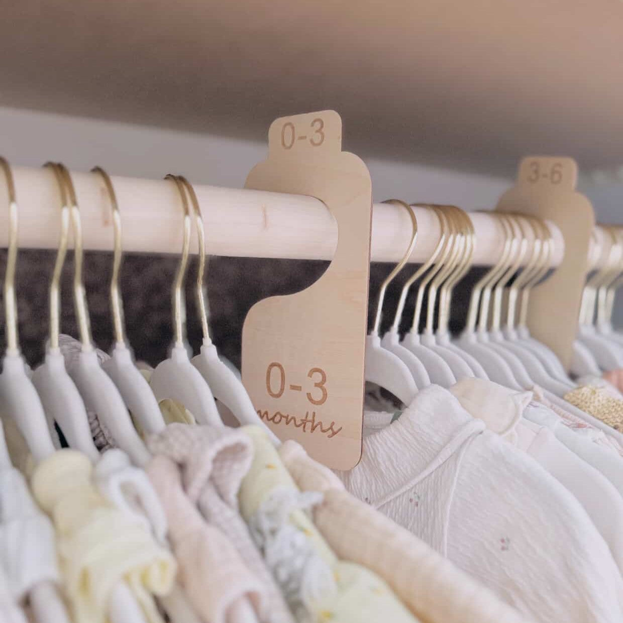 Baby Closet Size Dividers and Organizer – Newborn to 24 Months