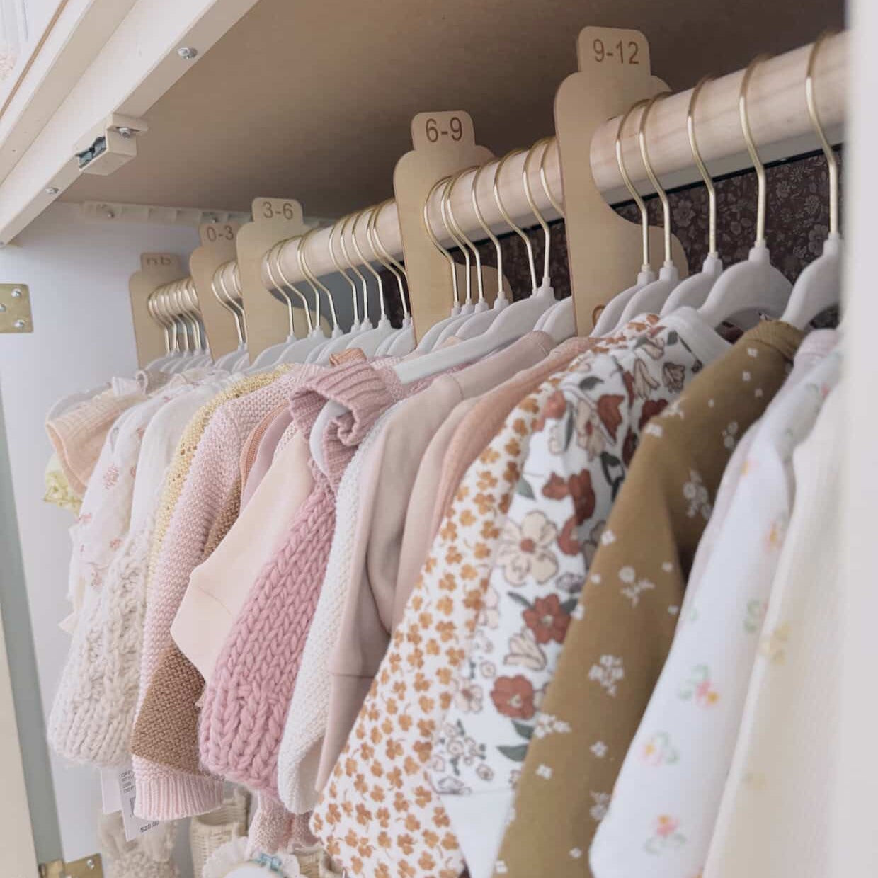 Baby Closet Size Dividers and Organizer – Newborn to 24 Months