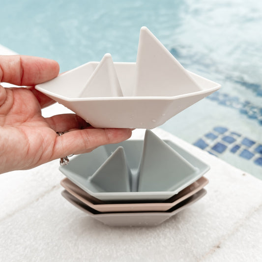 Ali+Oli (4-pc) Mini-Boat Bath Toy Set