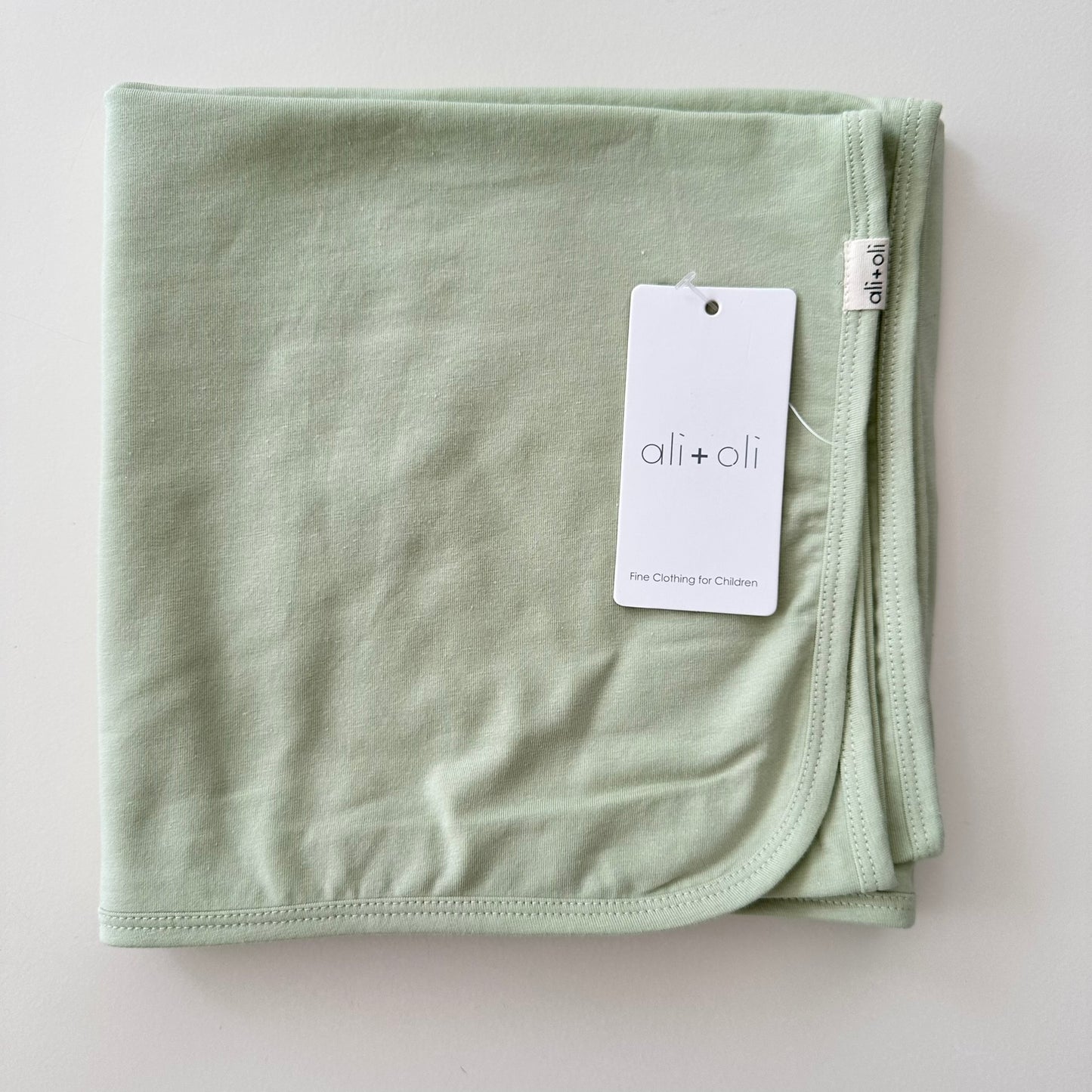 Receiving Organic Cotton Swaddle Baby Blanket (Sage)