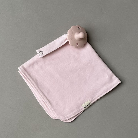 Ali+Oli Lovey Blanket Pacifier Holder (Blush)