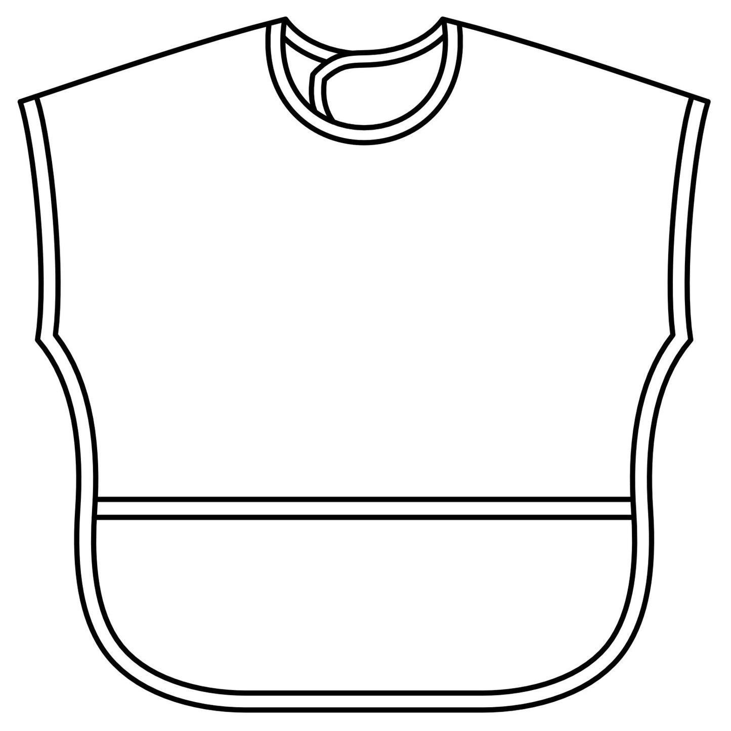 Ali+Oli Smock Bib for Baby & Toddler Short Sleeve (Woodlands)