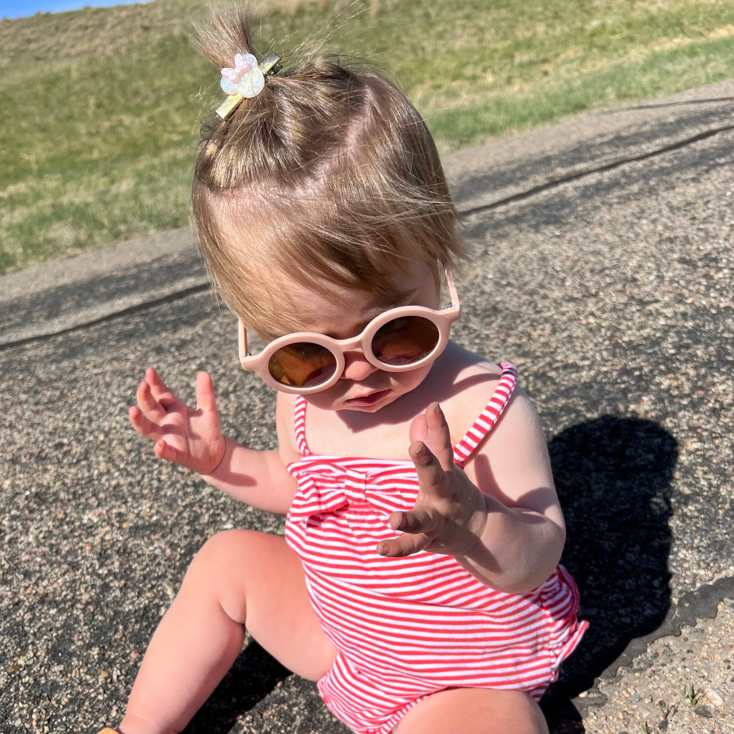 Ali+Oli Sunglasses for Kids (Pink Cream)
