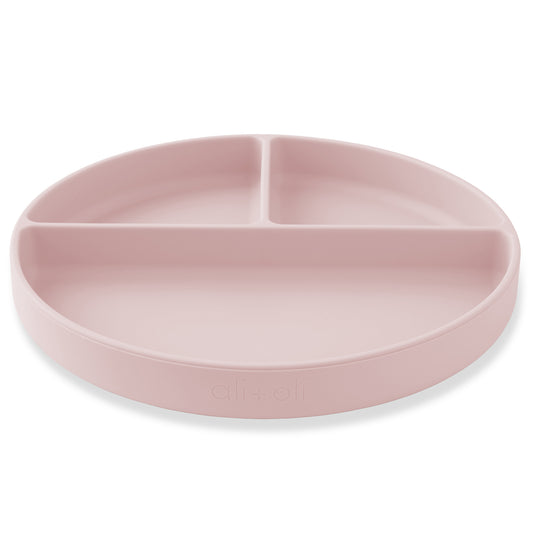 Silicone Divided Suction Plate (Pink)