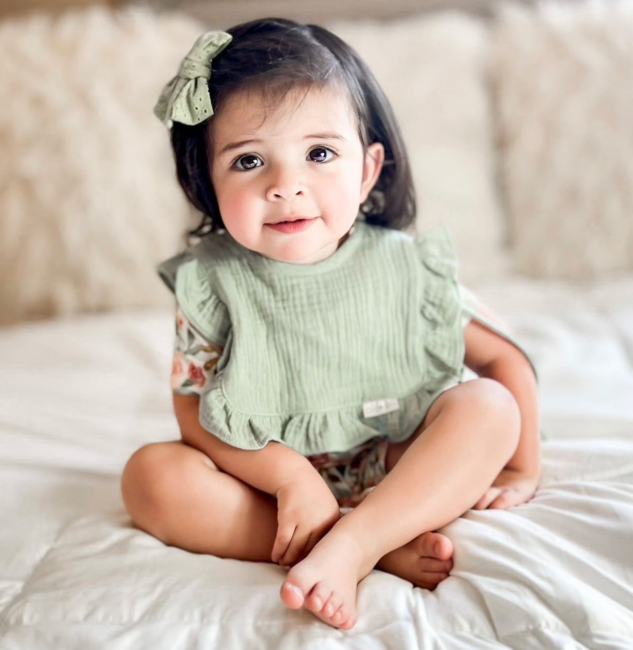 Muslin Bib Baby Girl
