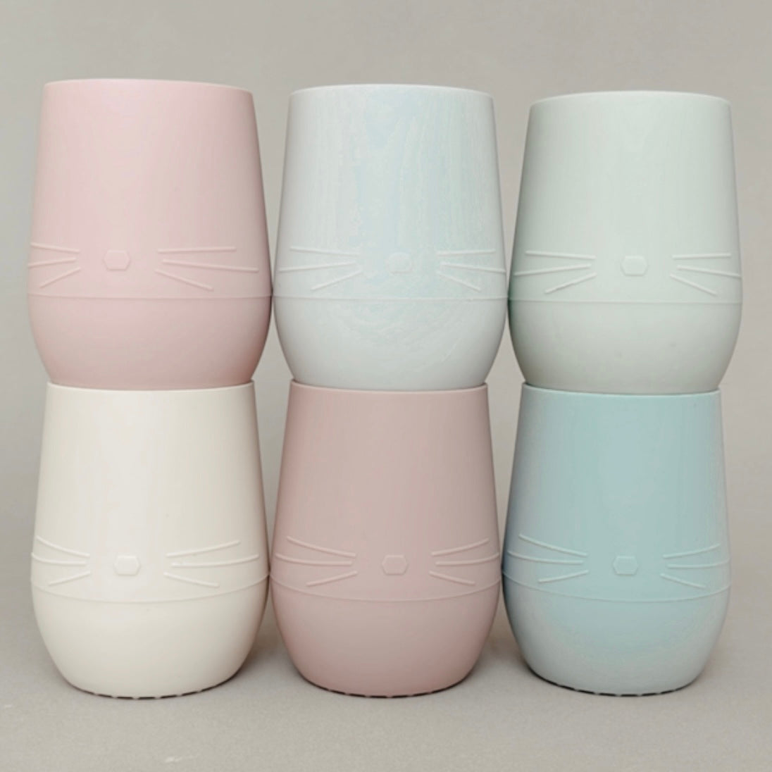 Bunny Face Silicone Open Cup for Baby & Toddler (Rose)