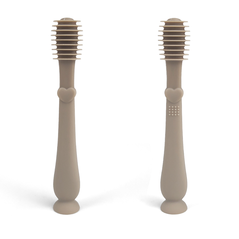 Ali+Oli (3pc) Oral Care Set for Baby (Sand) 3m+