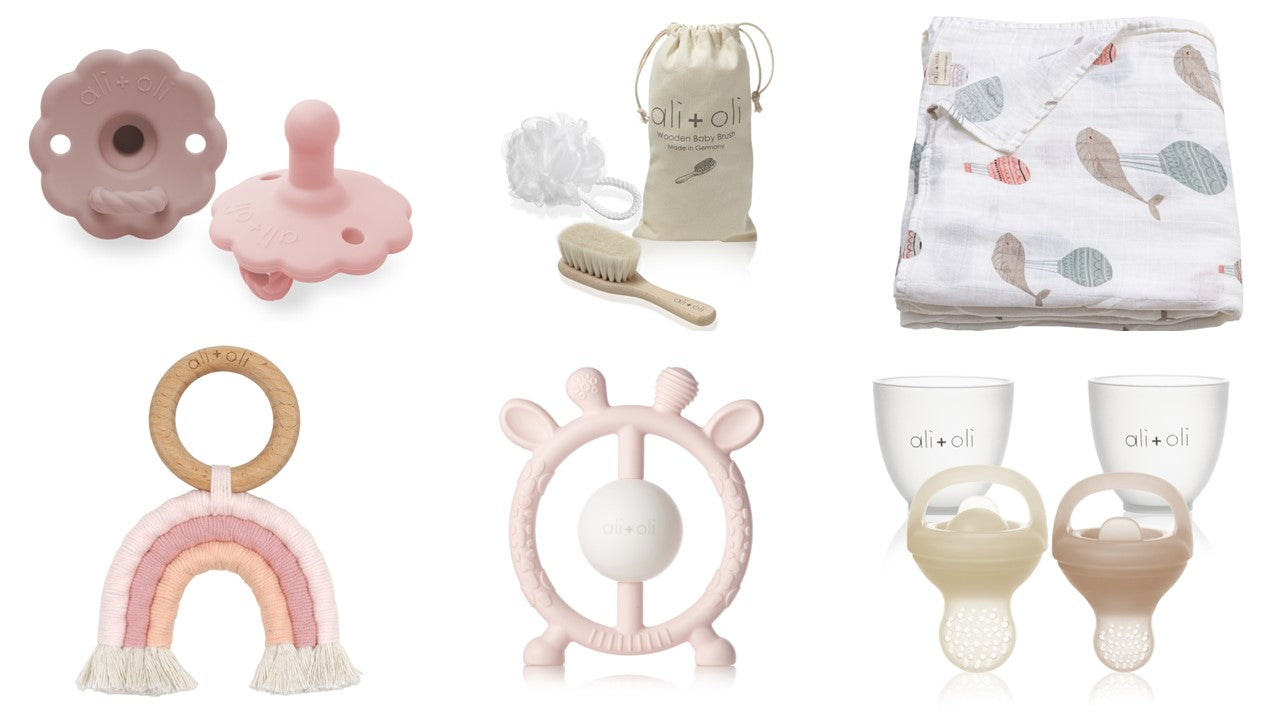 Ali+Oli Gift Box - Pretty in Pink & Whales