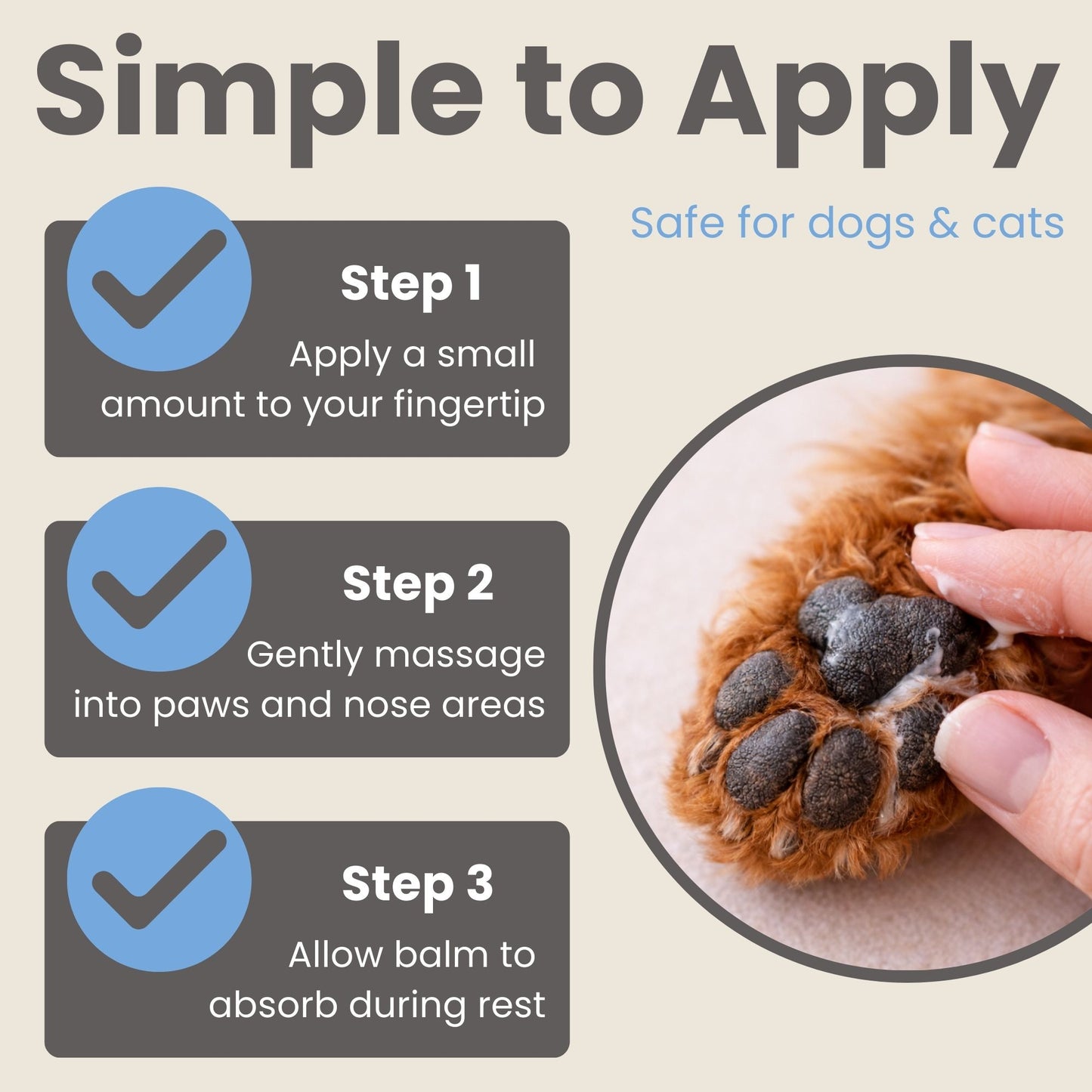 Paw & Nose Balm for Dogs & Cats – Lick-Safe, Plant-Based