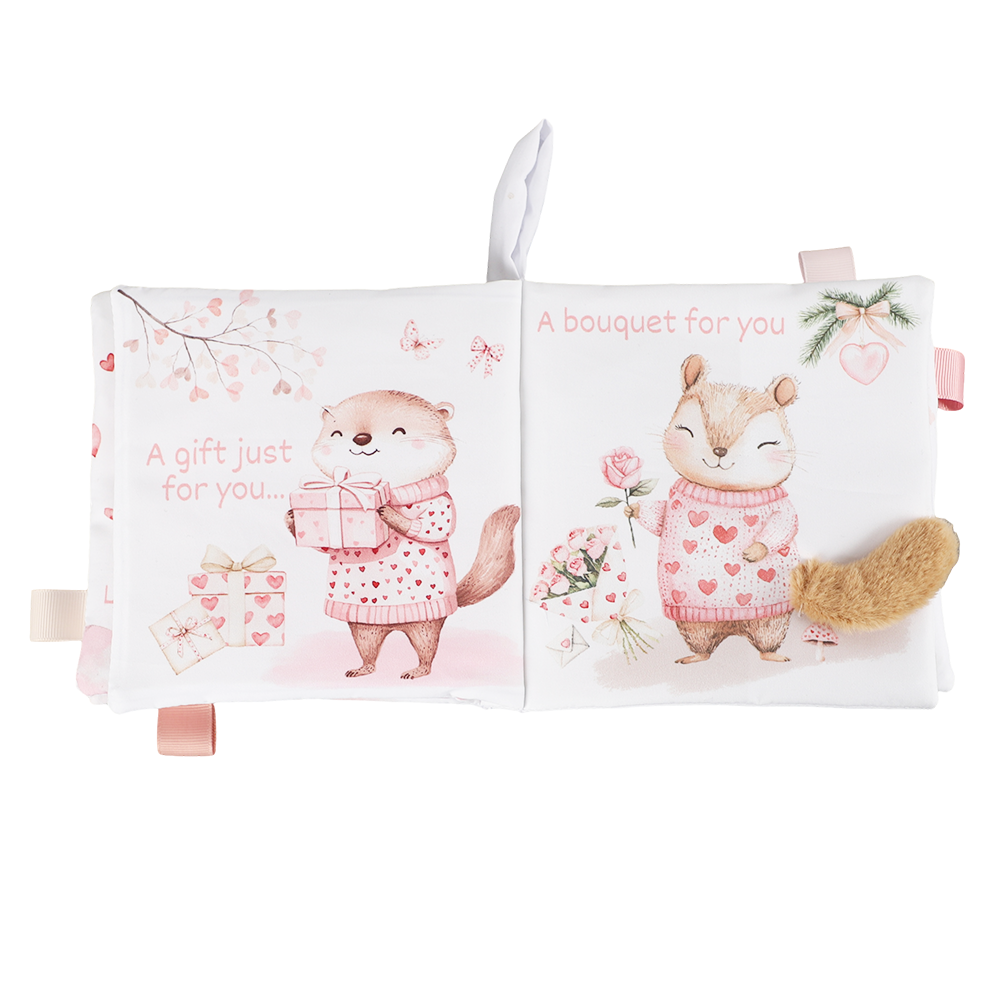 Ali+Oli Baby Cloth Crinkle Book –  Valentines