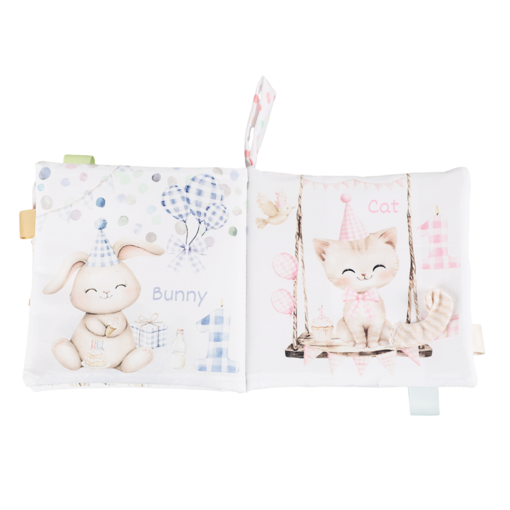 Birthday on the Farm Cloth Book – A Soft & Sensory First Birthday Story