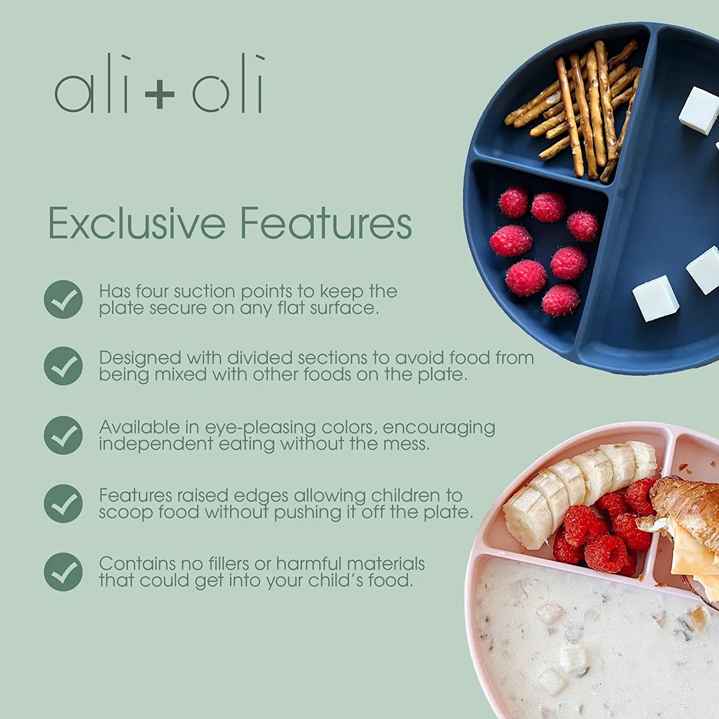 Silicone Divided Suction Plate (Sky)