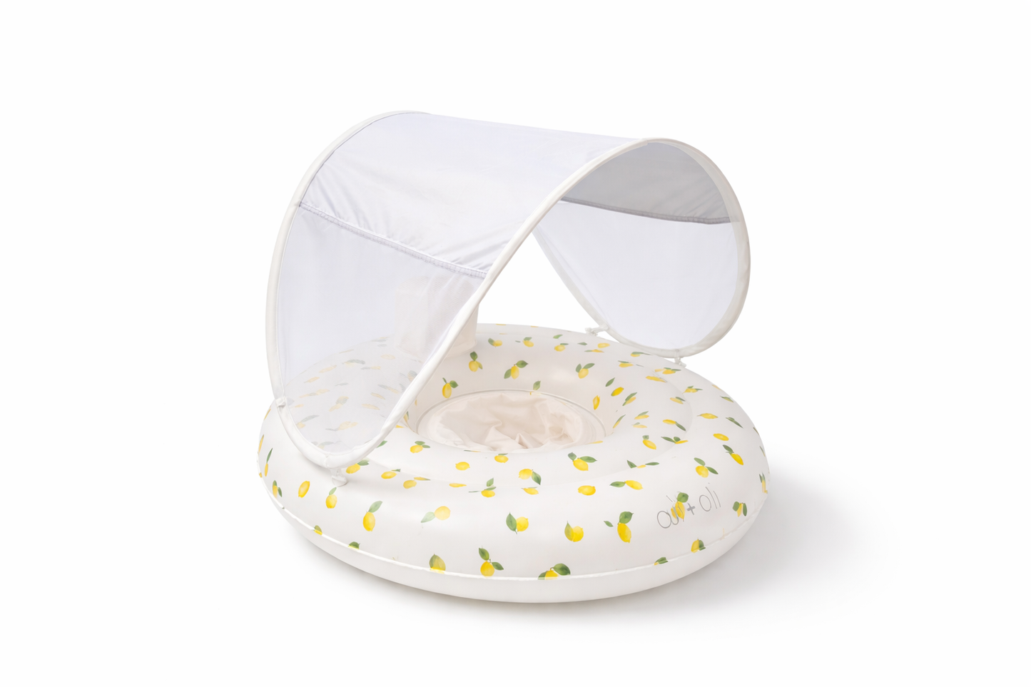 Ali+Oli Baby Swim Seat Ring Pool Float (Lemons)