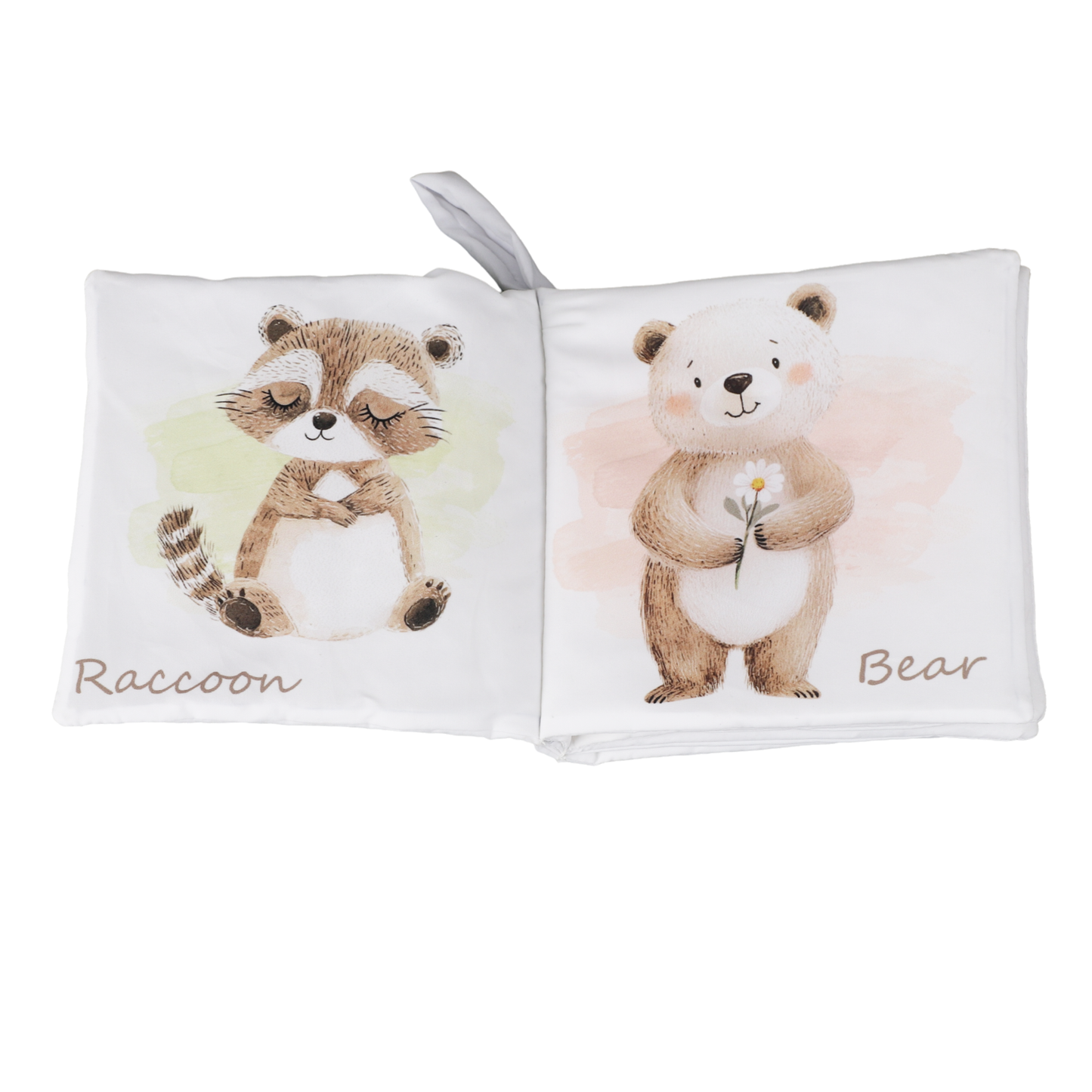 Ali+Oli Baby Cloth Crinkle Book –  Baby Bear & Friends