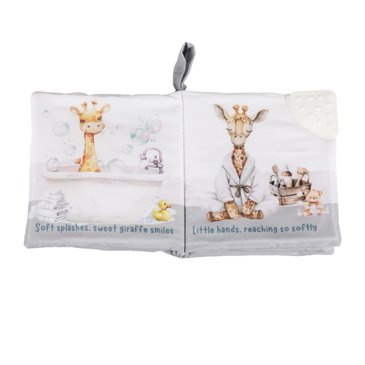 Ali+Oli Baby Cloth Crinkle Book –  Bubble Bath
