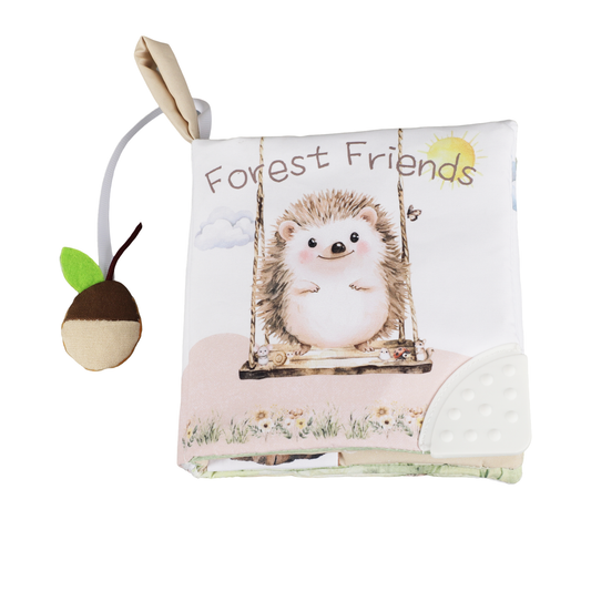 Ali+Oli Baby Cloth Crinkle Book –  Forest Friends