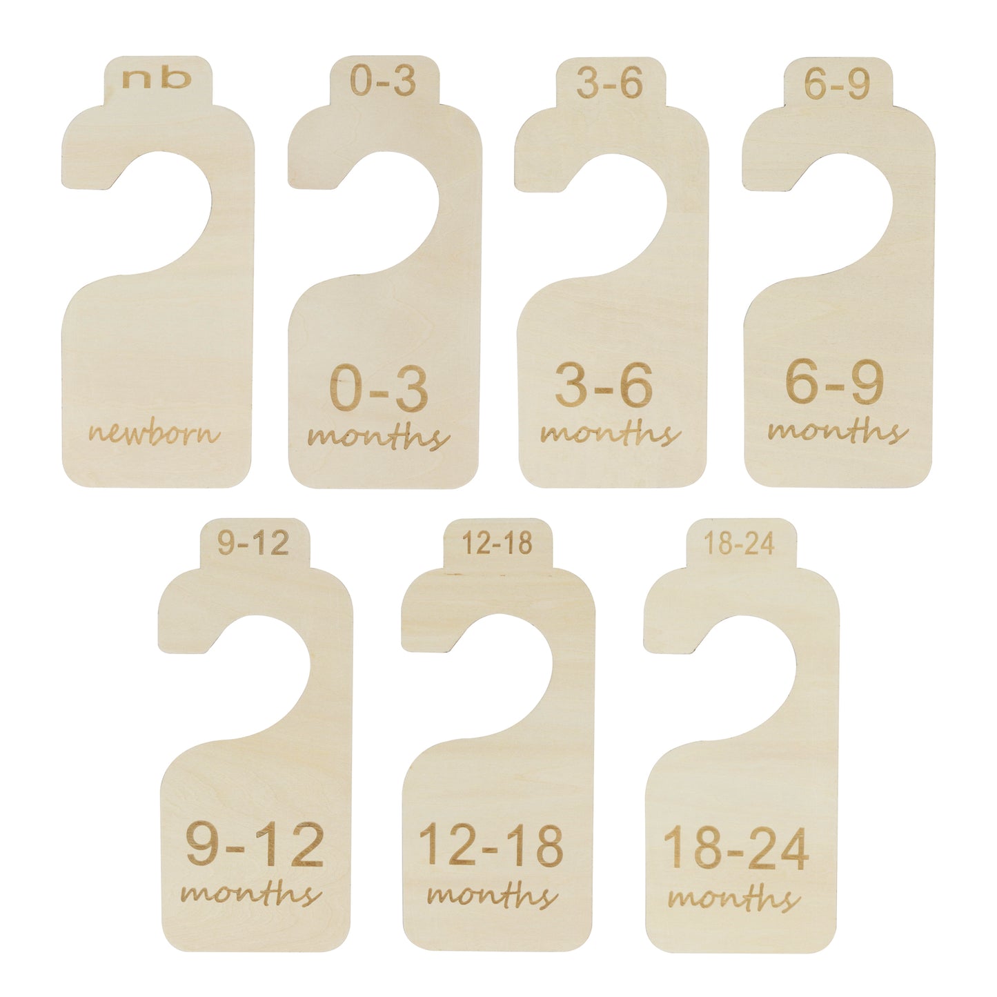 Baby Closet Size Dividers and Organizer – Newborn to 24 Months