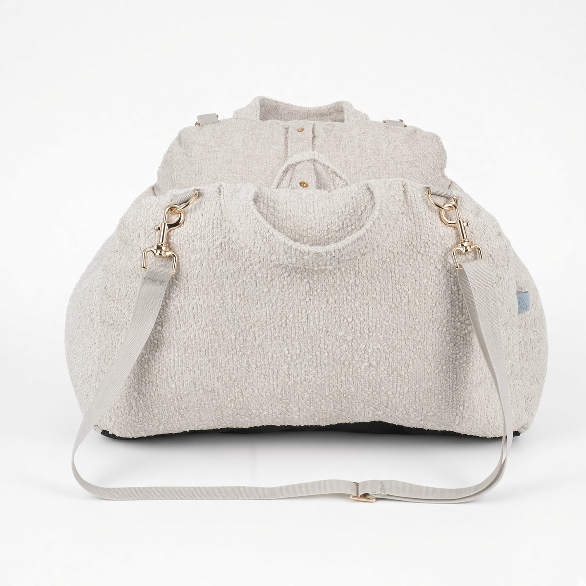 Ali+Oli Pets Comfy Bouclé Dog Car Seat & Travel Bed – Vanilla