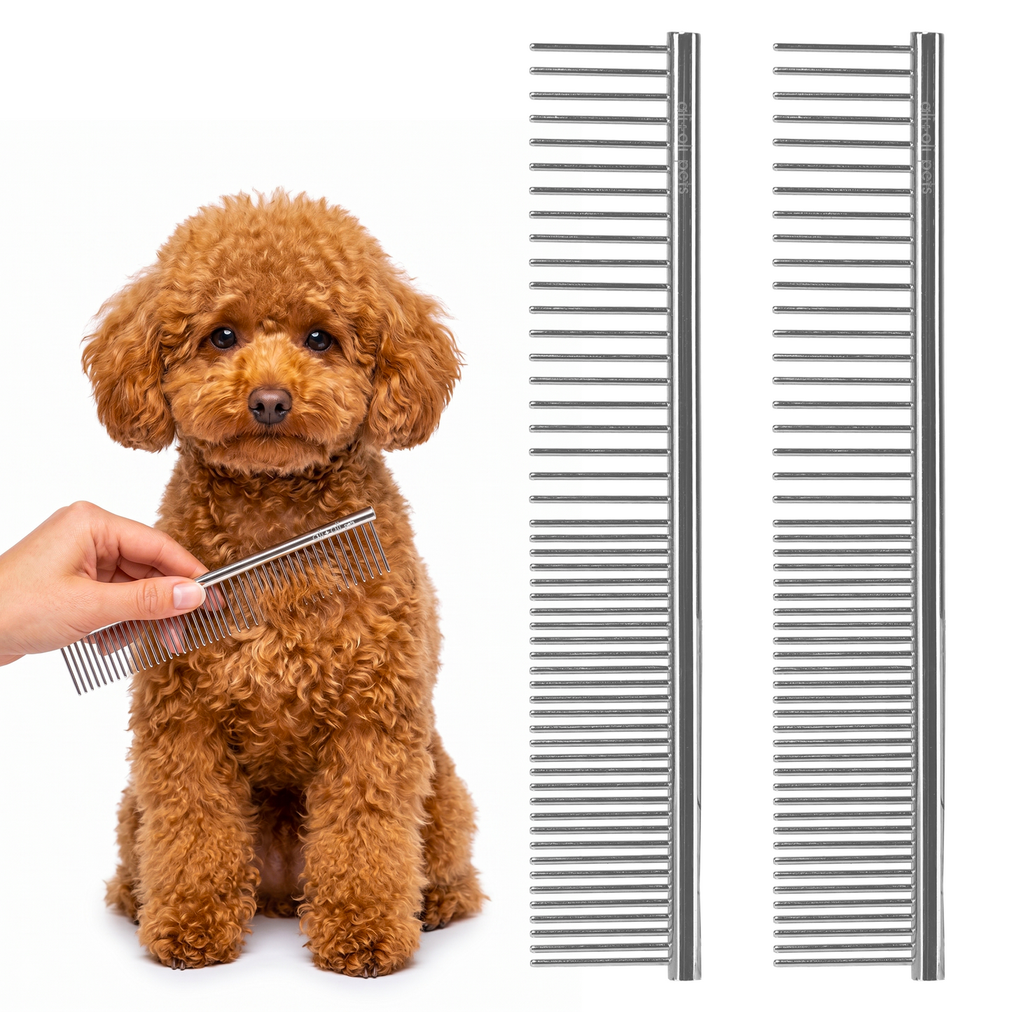 Stainless Steel Pet Grooming Comb for Dogs & Cats