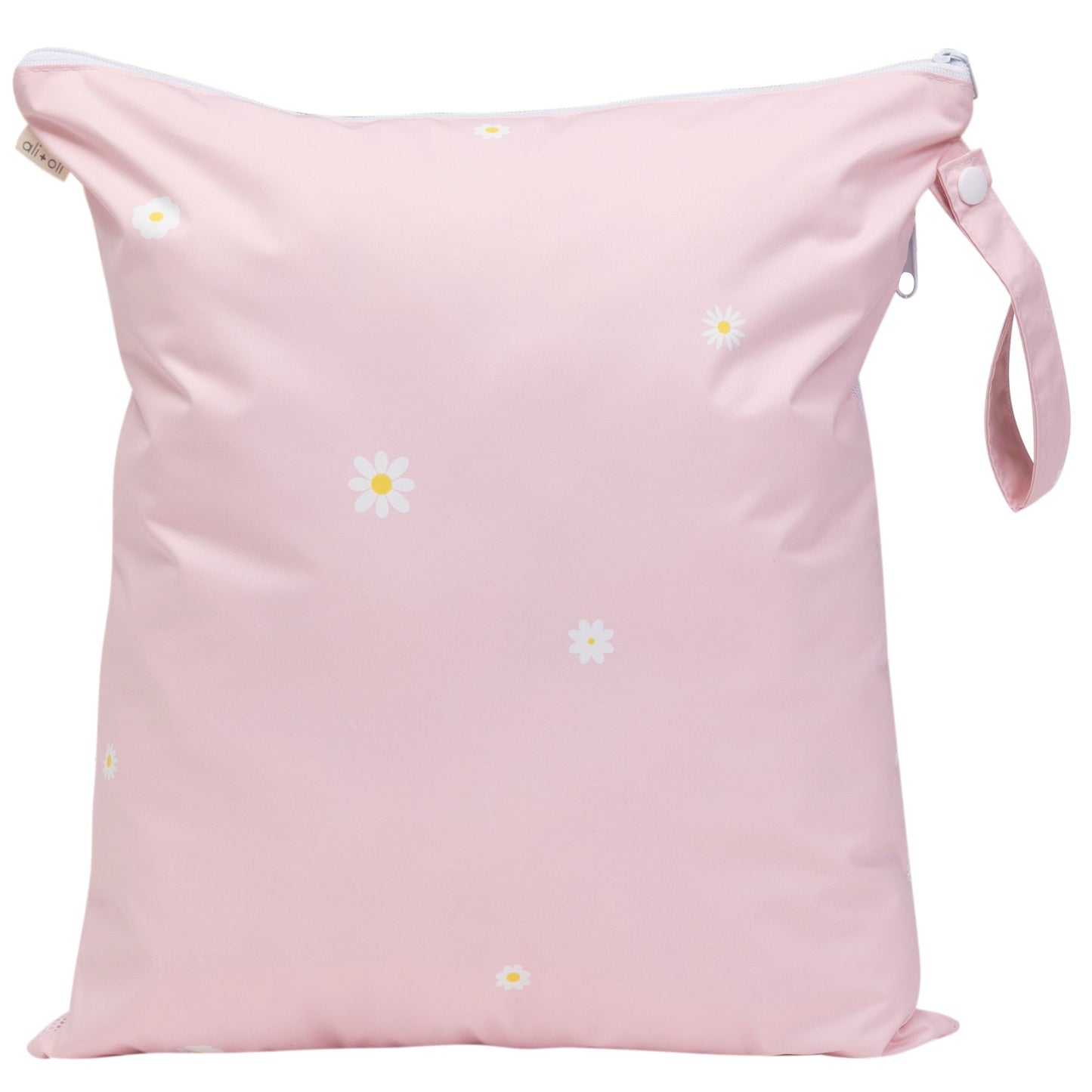 Ali+Oli Dual-Compartment Wet-Dry Bag (Blush Daisy)
