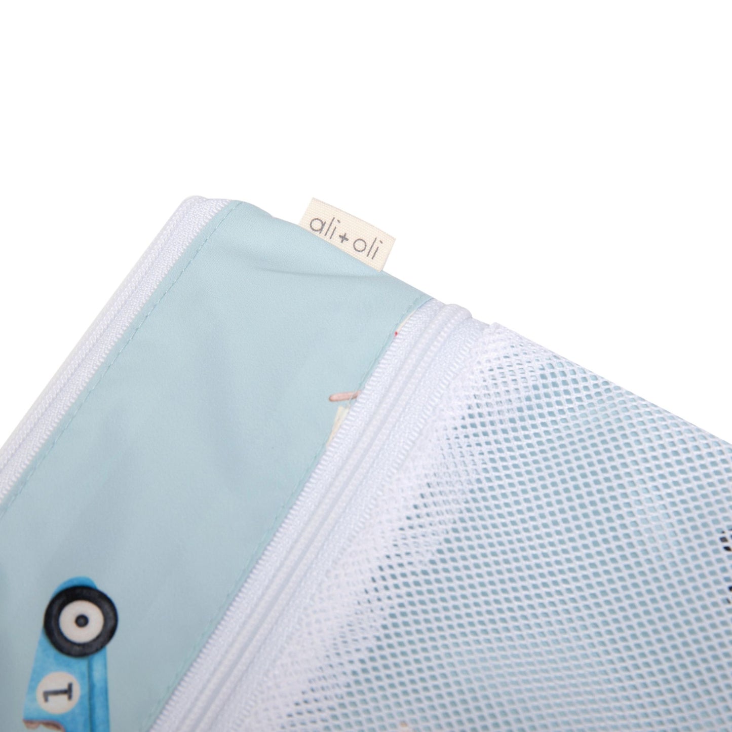 Ali+Oli Dual-Compartment Wet-Dry Bag (Retro Cars)